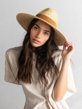 Gigi Pip Isla Straw Fedora